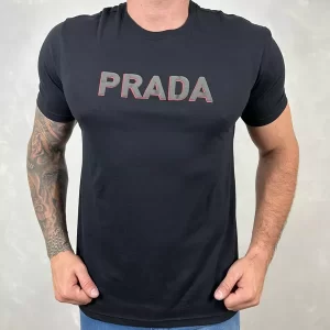 Camiseta Prada Preto-A-1481